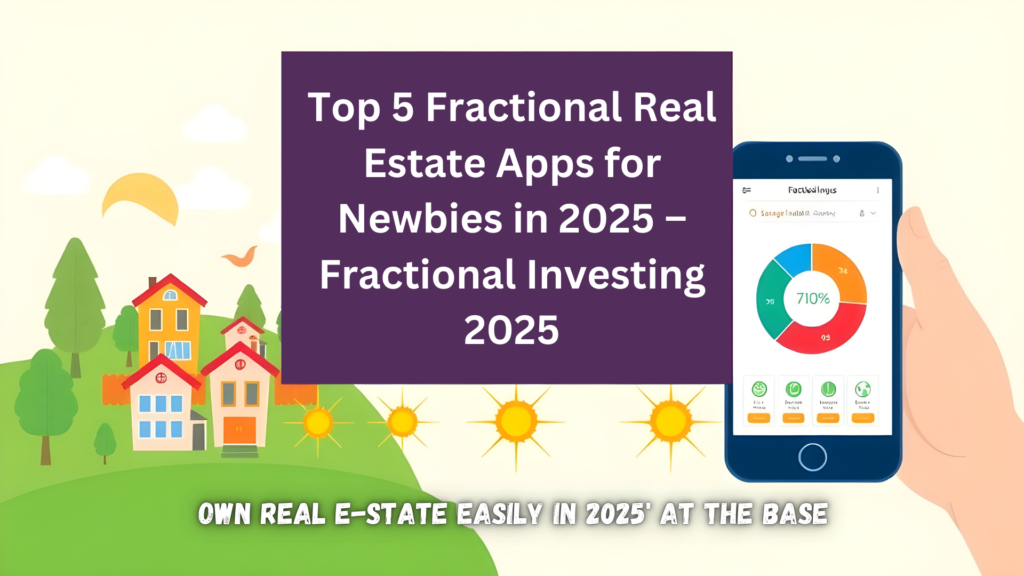 Top 5 Fractional Real Estate Apps for Newbies in 2025 – Fractional Investing 2025