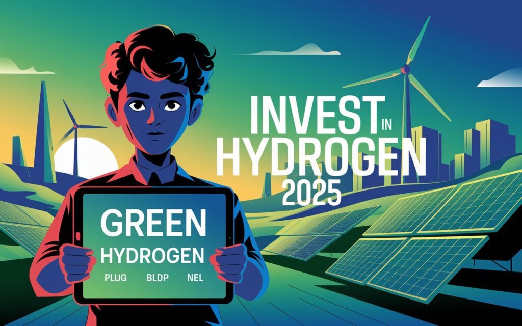 Investor learning to invest in green hydrogen stocks in 2025