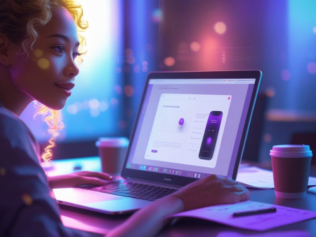 Canva screen designing a digital product, simplifying how to earn passive income with digital products in 2025